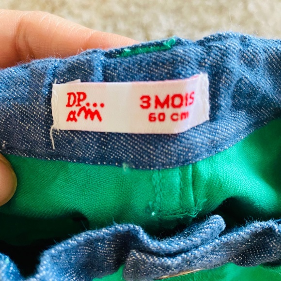 Green jeans for baby - Picture 3 of 5